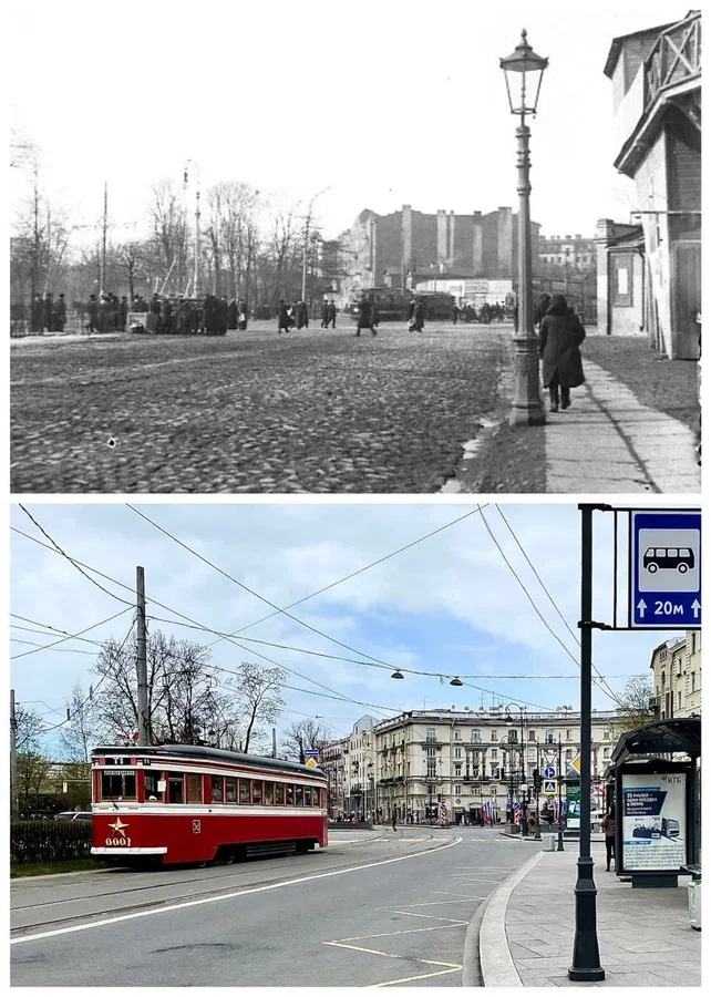 Перекрёсток Конного переулка и Кронверкского проспекта.