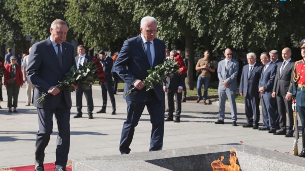 Церемония, посвященная годовщине начала блокады Ленинграда, прошла в Петербурге