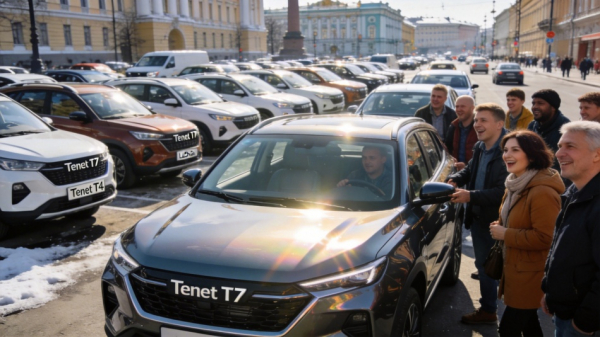Tenet Т7 стал лидером среди российских авто в Петербурге в 2026 году Tenet Т7 стал лидером среди российских авто в Петербурге в 2026 году