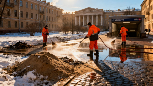 В Петербурге стартовала масштабная уборка после зимы по распоряжению ГАТИ В Петербурге стартовала масштабная уборка после зимы по распоряжению ГАТИ