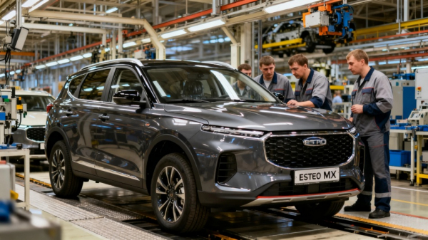 В Шушарах стартовал выпуск первого внедорожника Esteo MX российского бренда В Шушарах стартовал выпуск первого внедорожника Esteo MX российского бренда