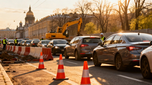 В Московском районе Петербурга перекроют движение на три месяца из-за работ В Московском районе Петербурга перекроют движение на три месяца из-за работ