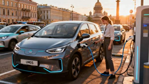 В Петербурге появились электромобили UMO5 в каршеринге В Петербурге появились электромобили UMO5 в каршеринге